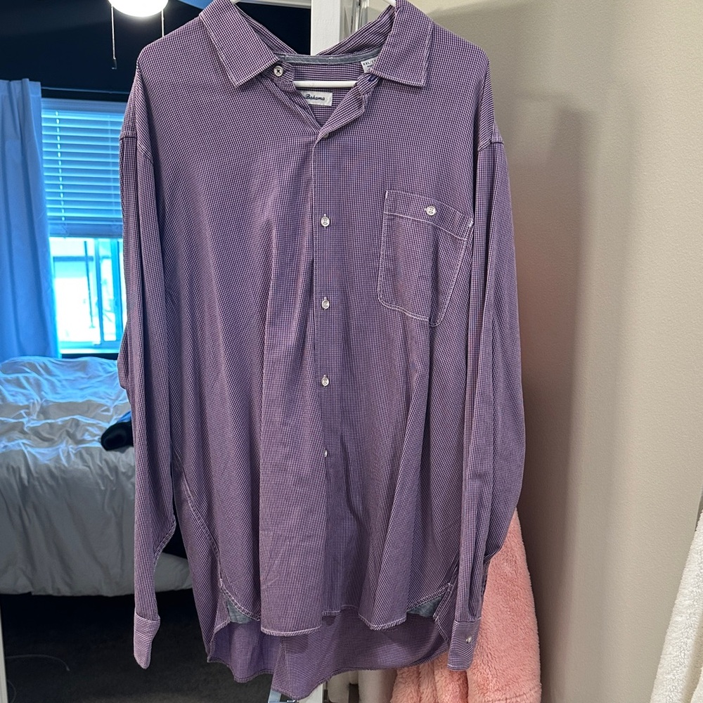 Tommy Bahama Casual Purple Button Down Shirt